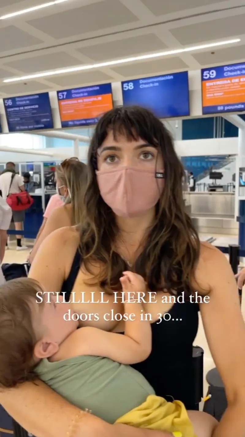 Bekah Martinez Jokes She’s ‘Over Breast-Feeding’ After Airplane Ride