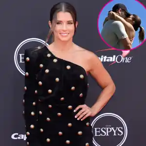 Danica Patrick And Carter Comstock Kiss During Workout