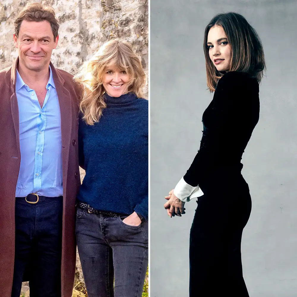 Dominic Wests Wife Catherine Were Totally Devoted After Lily James Drama