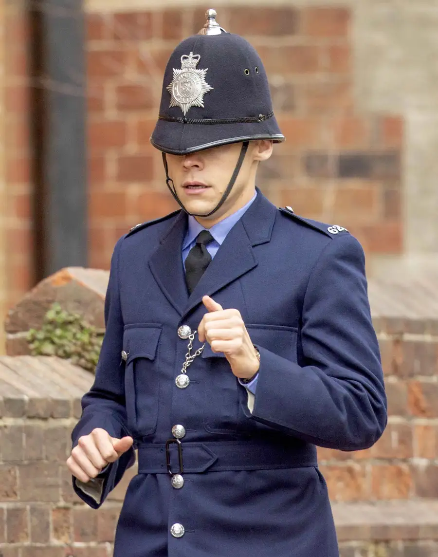 Fans Are Swooning Over Harry Styles Cop Costume