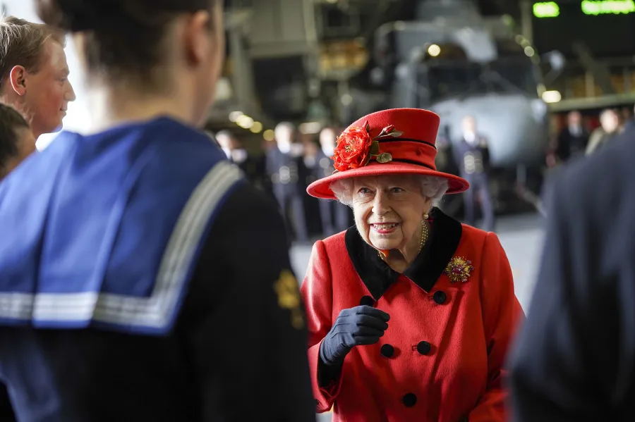 How Queen Elizabeth Honored Prince Philip at Navy Carrier Visit 1 Month After His Funeral