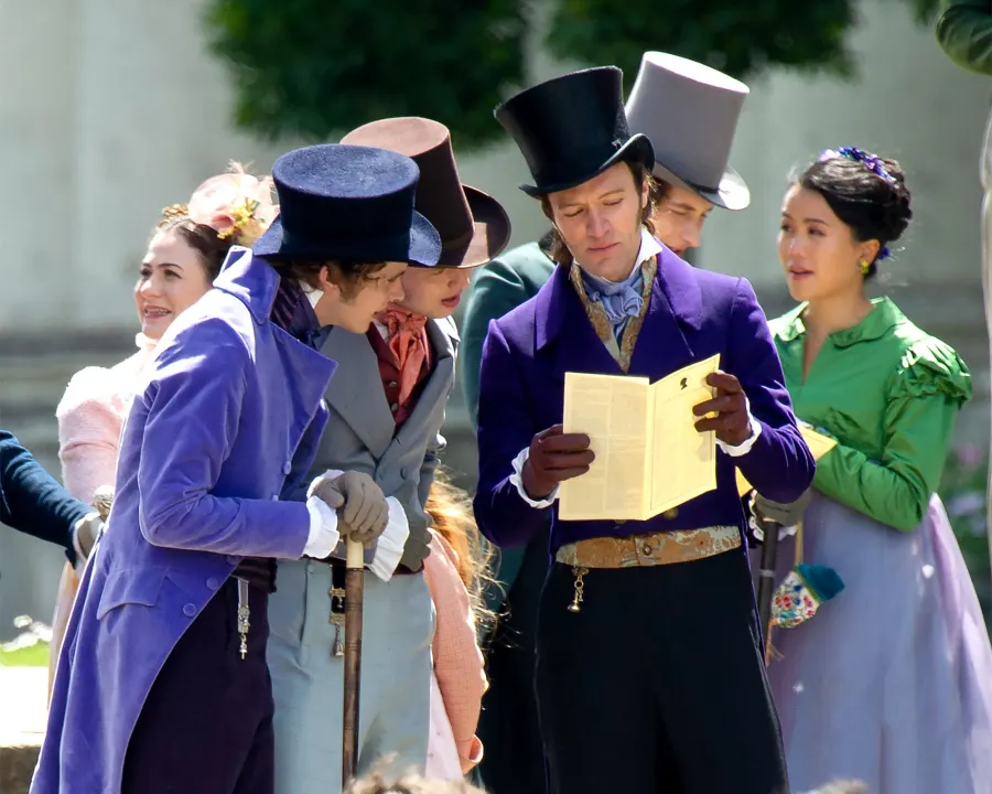 Its All Happening Bridgerton Cast Spotted Filming Season 2