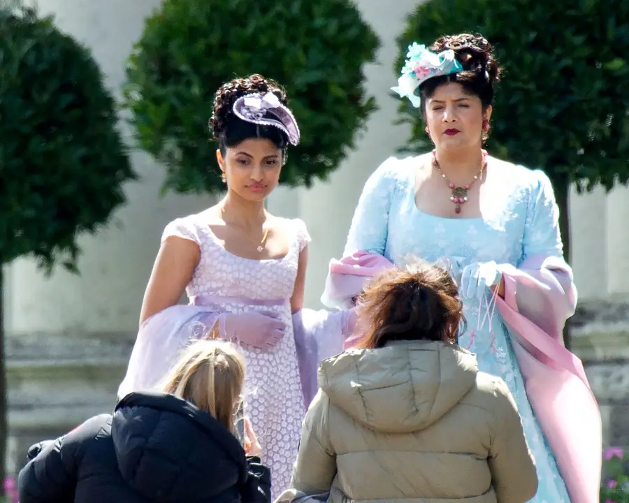 Its All Happening Bridgerton Cast Spotted Filming Season 2