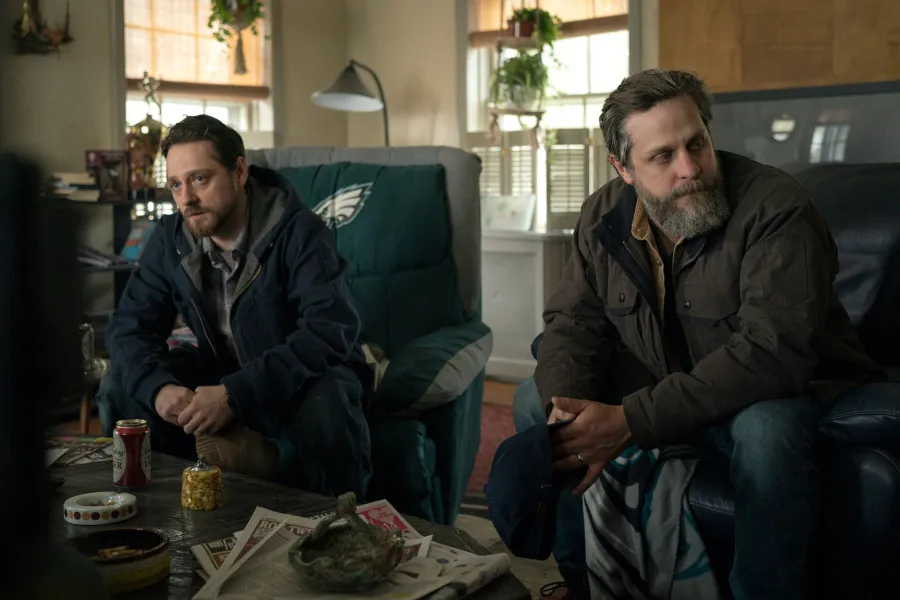 Joe Tippett and Robbie Tann Mare of Easttown Suspects Breaking Down Who Could Have Killed Erin