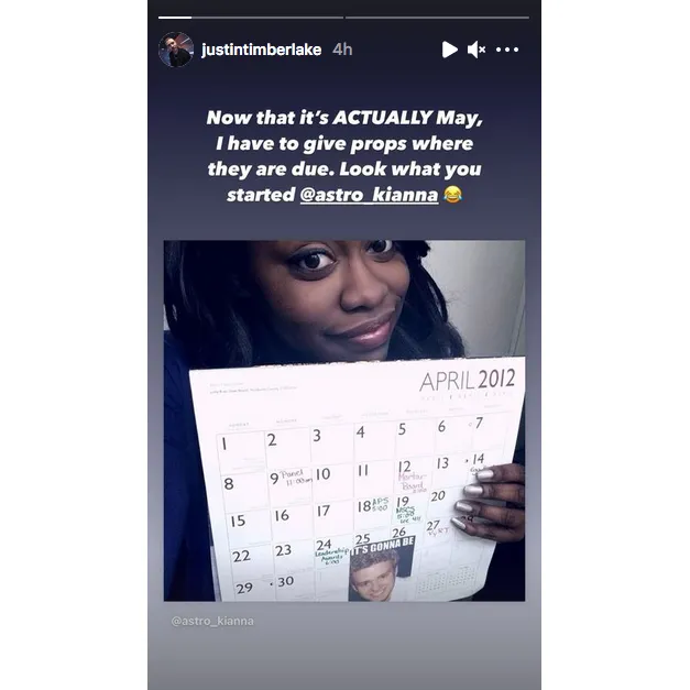 Justin Timberlake Calls Out &lsquo;It&rsquo;s Gonna Be May&rsquo; Meme Creator: 'Look What You Started'