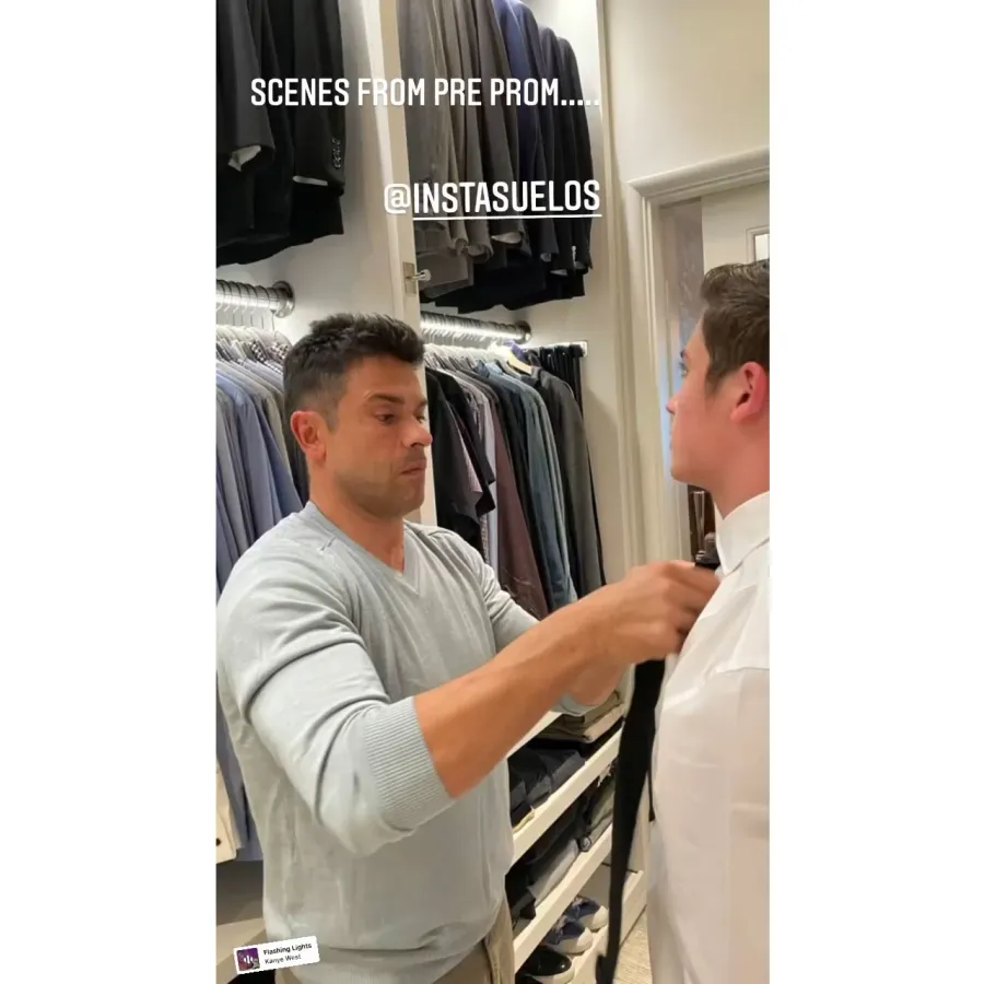 Kelly Ripa and Mark Consuelos Son Joaquin Goes to Prom in Dads Tuxedo