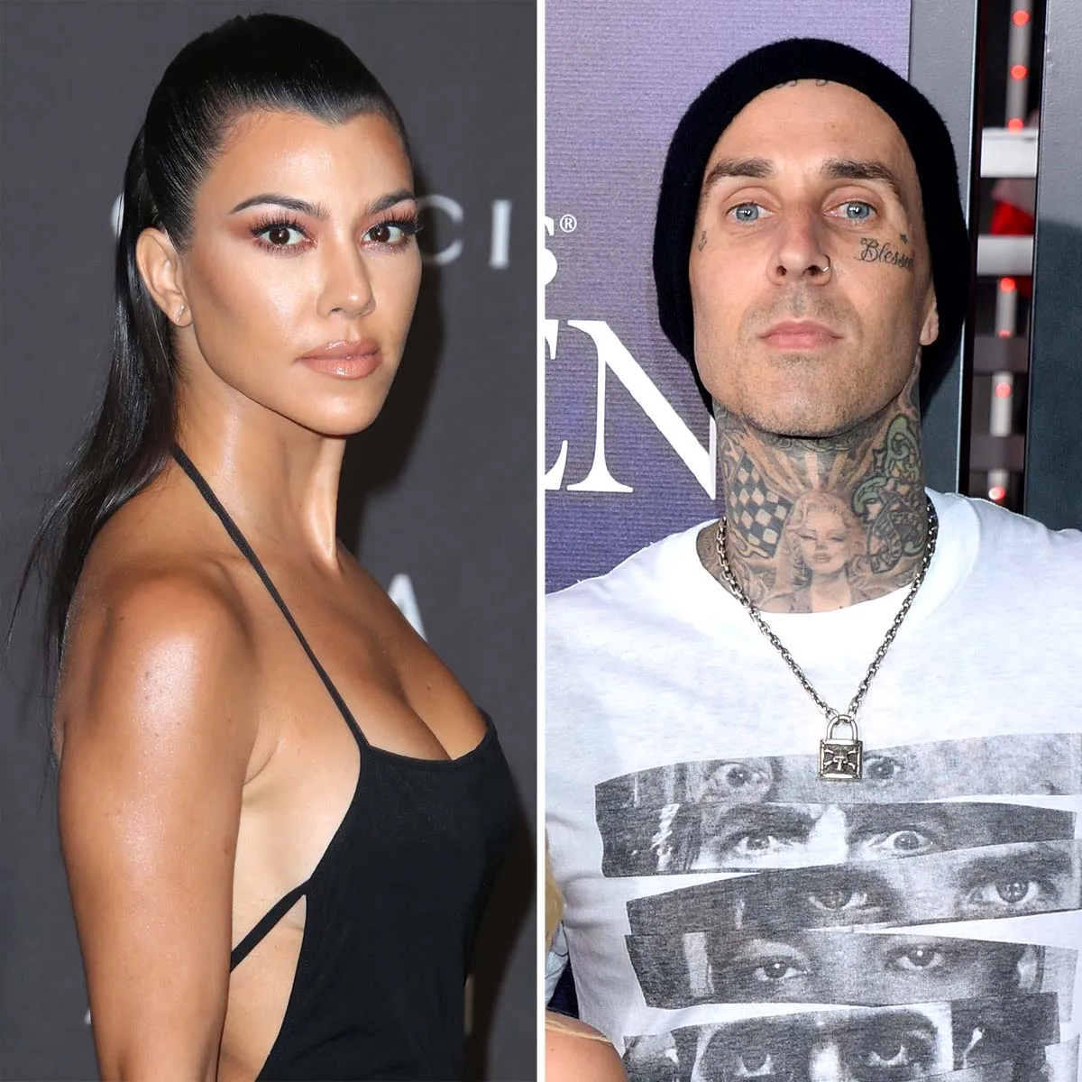 Kourtney Kardashian Denies That Travis Barker Romance Is Changing Her Style
