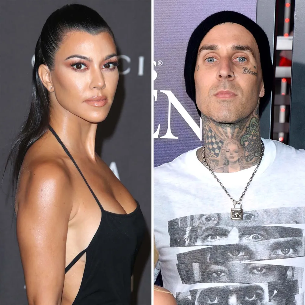 Kourtney Kardashian Denies That Travis Barker Romance Is Changing Her Style