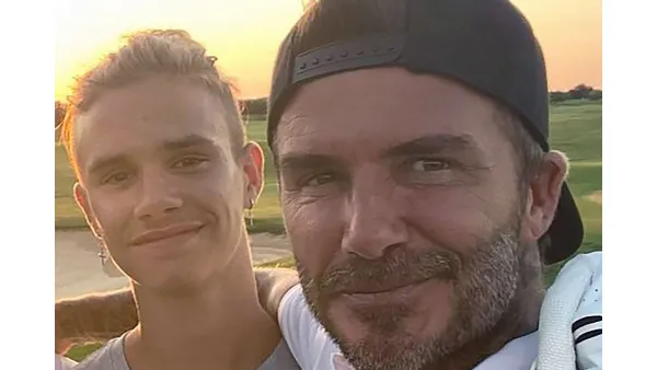 LOL! David Beckham Trolls Son Romeo for Copying His Bleached Buzz Cut