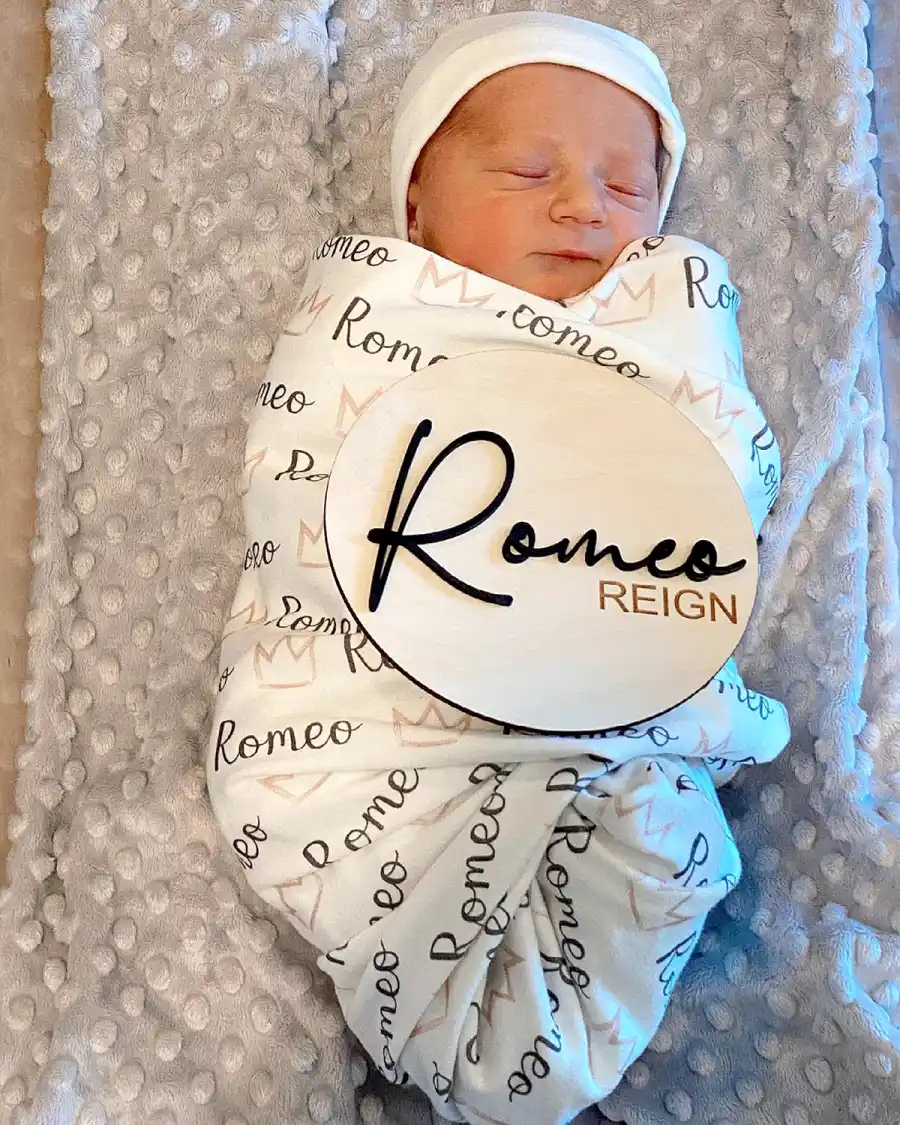 Mike The Situation Sorrentino Lauren Sorrentino Welcome Rainbow Baby Romeo Reign Sorrentino