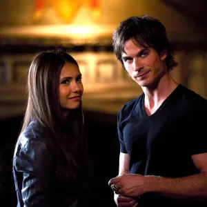 Nina Dobrev Ian Somerhalders Breakup Never Got Weird Vampire Diaries Set