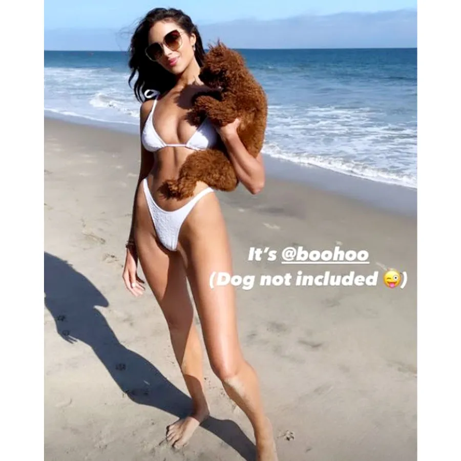 Olivia Culpo Adorable White Bikini Is Only 6