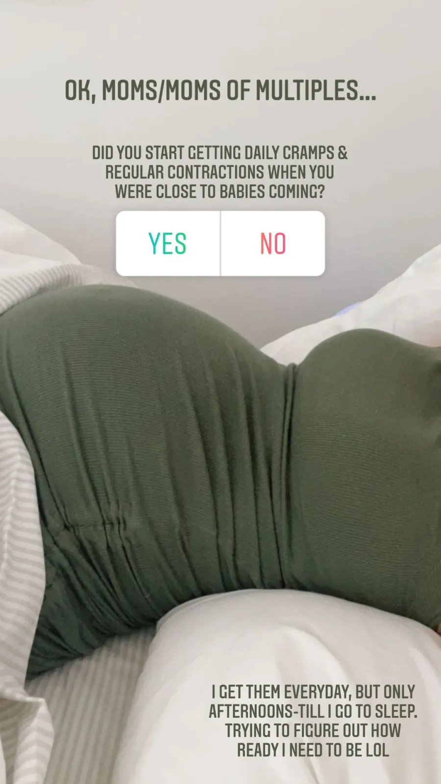 Pregnant Lauren Burnham Experiencing ‘Daily Cramps and Regular Contractions'