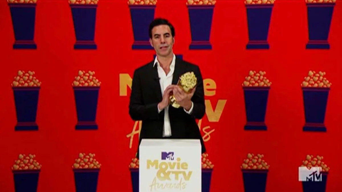 Sacha Baron Cohen Receives Comedic Genius Award 2021 MTV Awards