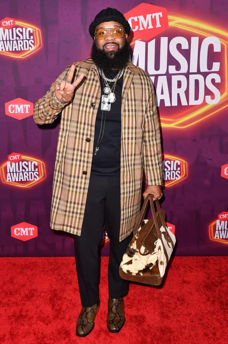 CMT Music Awards 2021 Red Carpet Arrivals - Blanco Brown