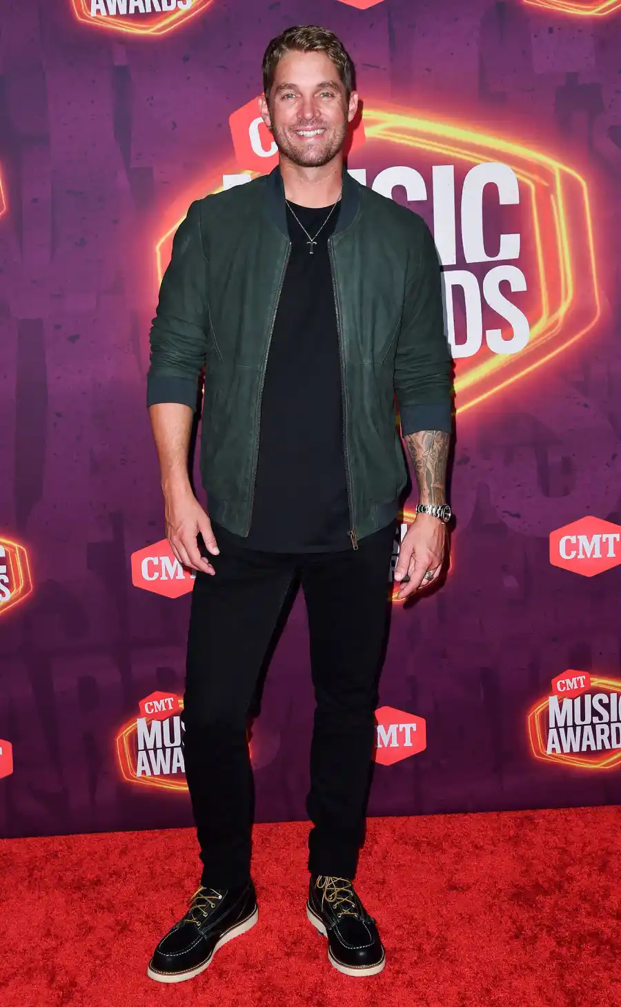 CMT Music Awards 2021 Red Carpet Arrivals - Brett Young
