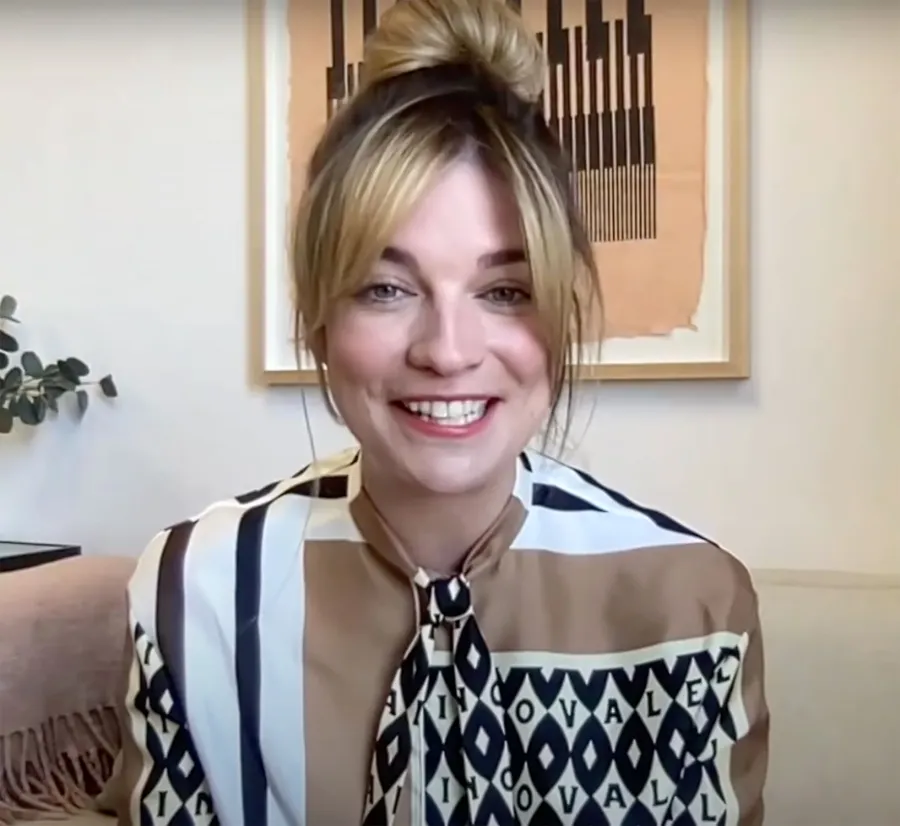 On the Curtain Bangs Train! Annie Murphy Debuts the Chicest Fringe