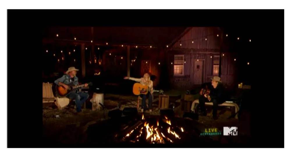 CMT Awards 2021 Miranda Lambert Honors Her Texas Roots During CMTs Campfire Performance