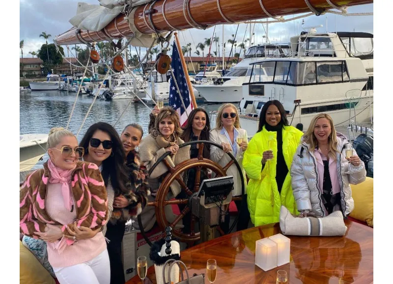 Cast Trip Tahoo Kyle Richards Umansky Instagram Erika Jayne Divorce Timeline of Tom Thomas Girardi Deposition to Real Housewives of Beverly Hills Filming RHOBH