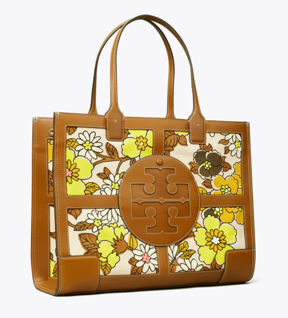 Ella Printed Quadrant Tote Bag