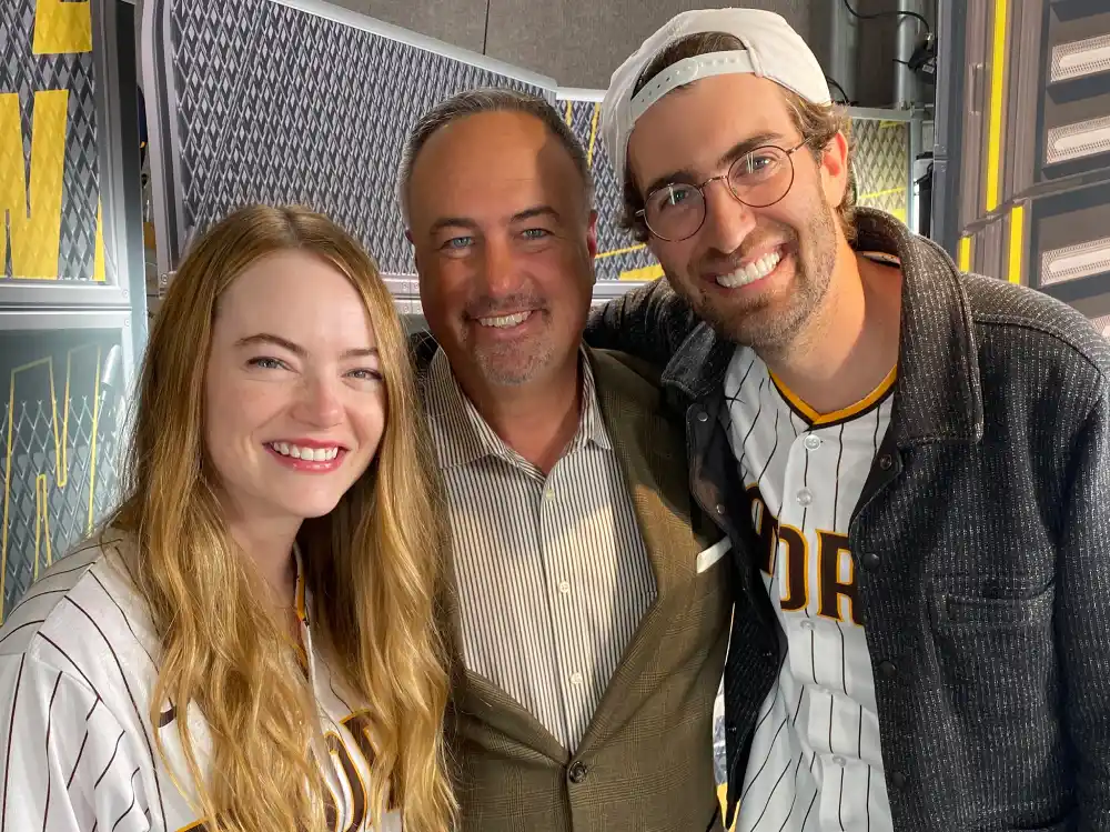 Emma Stone and Husband Dave McCary Enjoy Rare Date Night at Padres Game