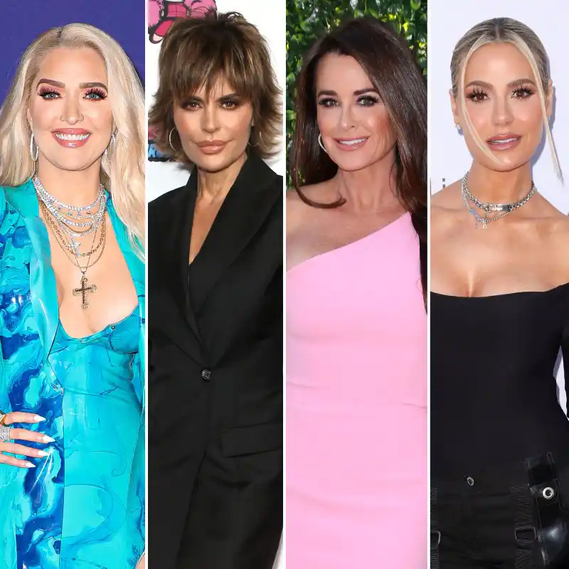 Erika Texts Rinna Kyle Dorit About Filing Erika Jayne Divorce Timeline of Tom Thomas Girardi Deposition to Real Housewives of Beverly Hills Filming RHOBH