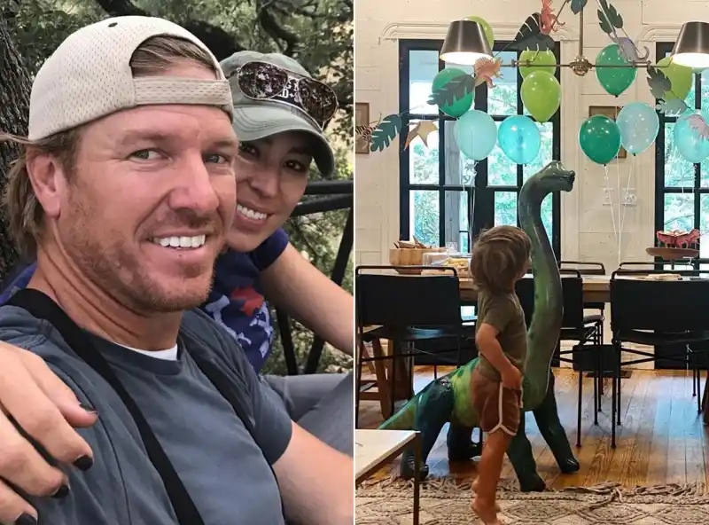 Joanna and Chip Gaines Celebrate Son Crew’s 3rd Birthday With Dinosaur Bash
