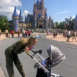 Happiest Place on Earth! Karlie Kloss Brings 3-Month-Old Son Levi to Disney