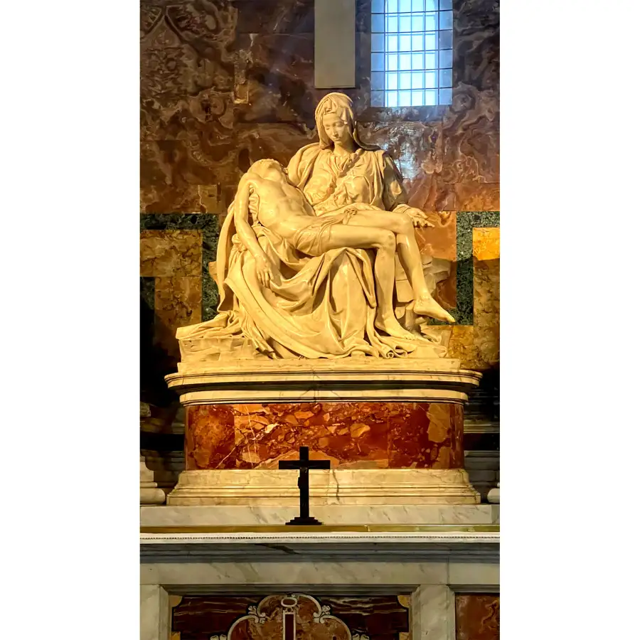 Kim Kardashian Visits Vatican City Sheer Lace Dress