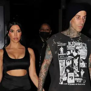 Inside Kourtney Kardashian and Travis Barker’s Lovey Date Night: Photos