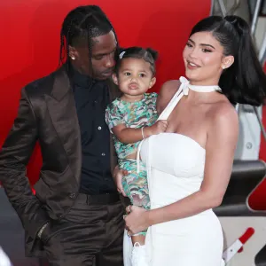 Kylie Jenner and Travis Scott Have Water Balloon Fight With Daughter Stormi Memorial Day 4