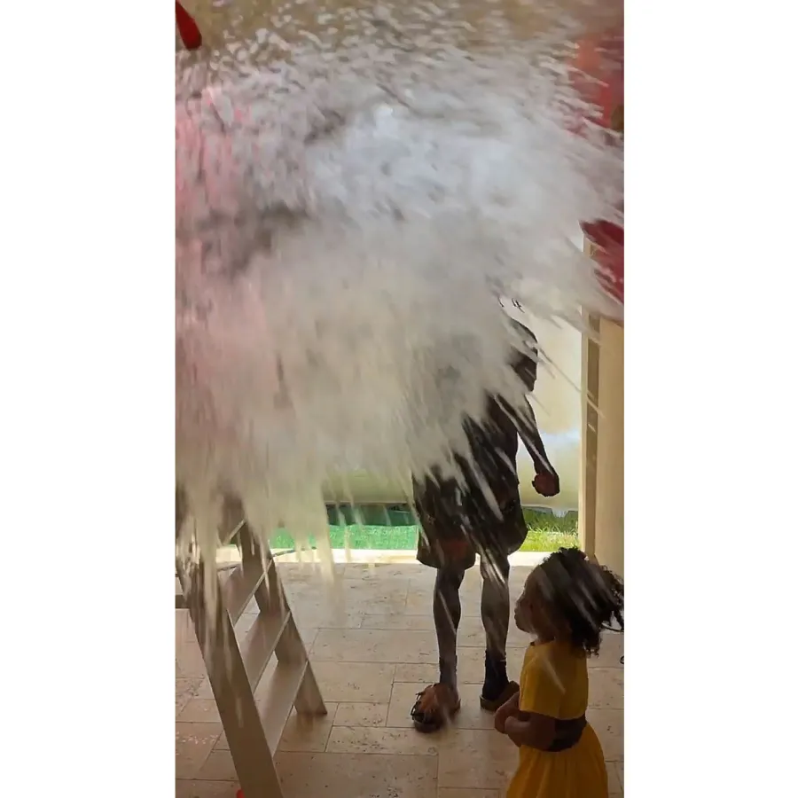 Kylie Jenner and Travis Scott Have Water Balloon Fight With Daughter Stormi Memorial Day 9