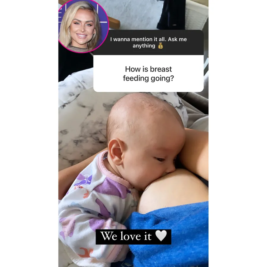 Lala Kent Ocean Breast-Feeding