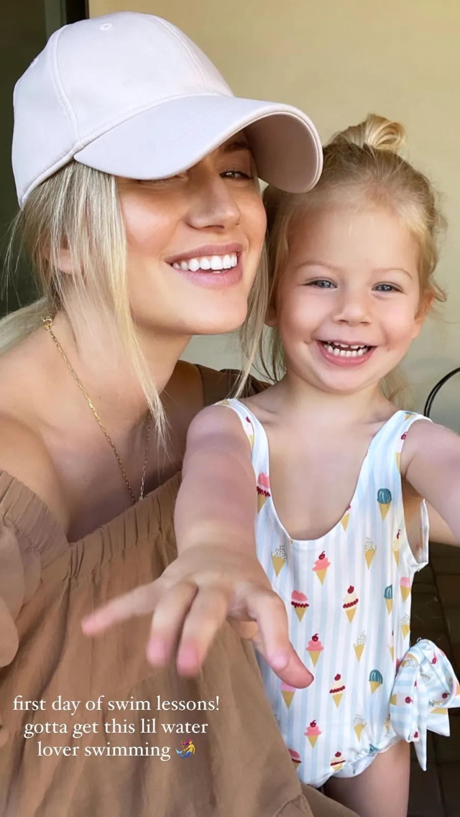 Lauren Burnham and More Celeb Parents Teach Their Babies to Swim