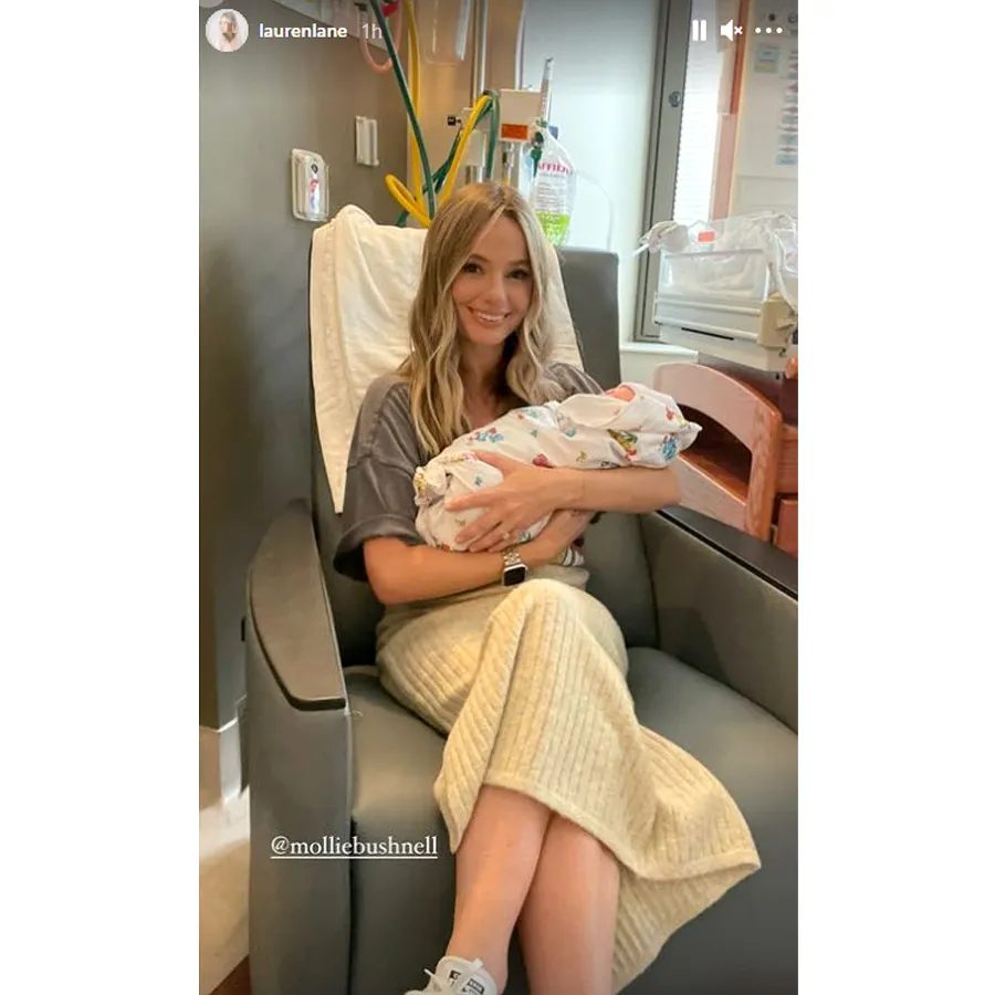 Lauren Bushnell Gives Birth Welcomes 1st Child With Husband Chris Lane