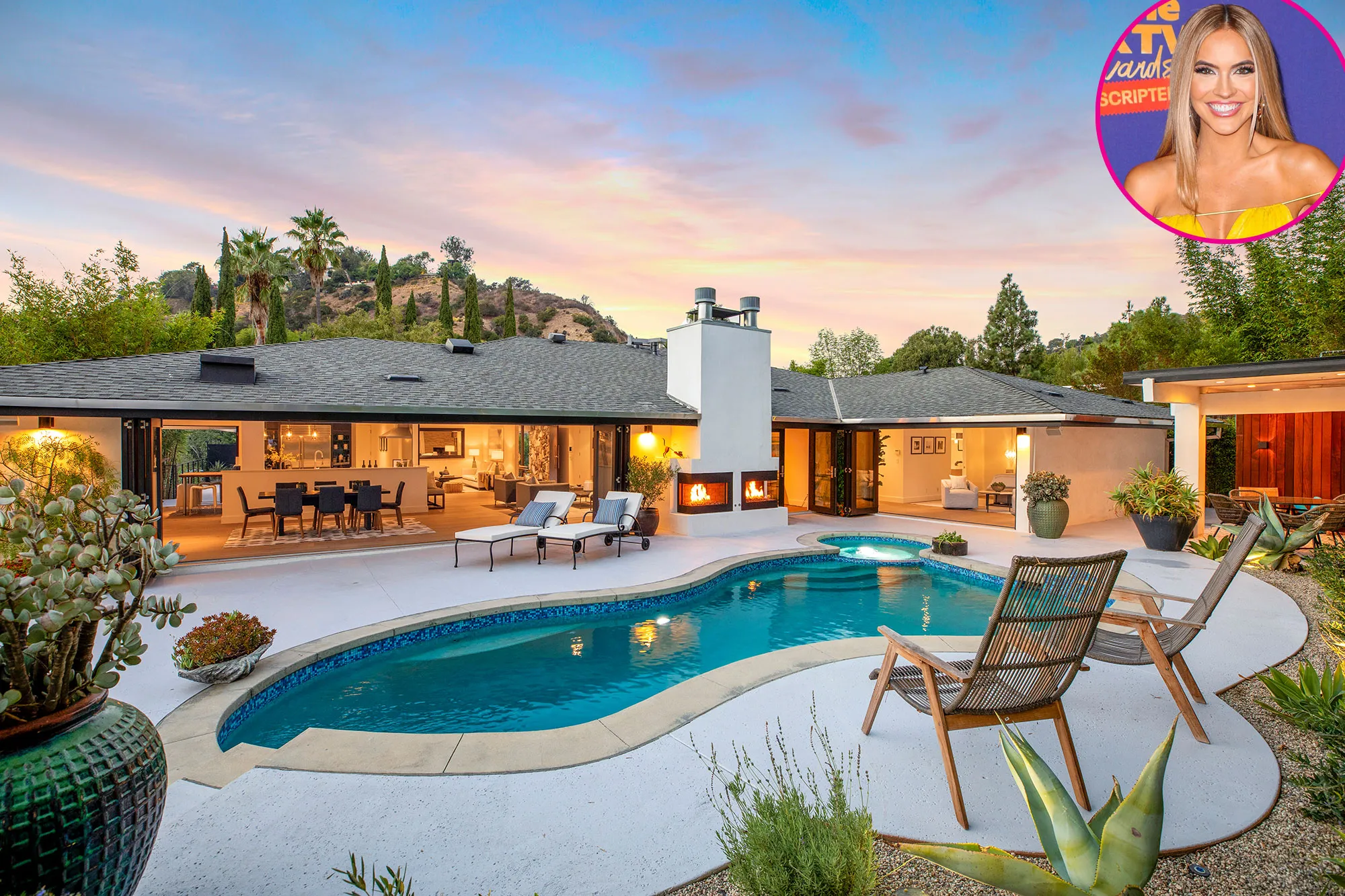 Look Inside Chrishell Stauses New Hollywood Hills Mansion Photos 