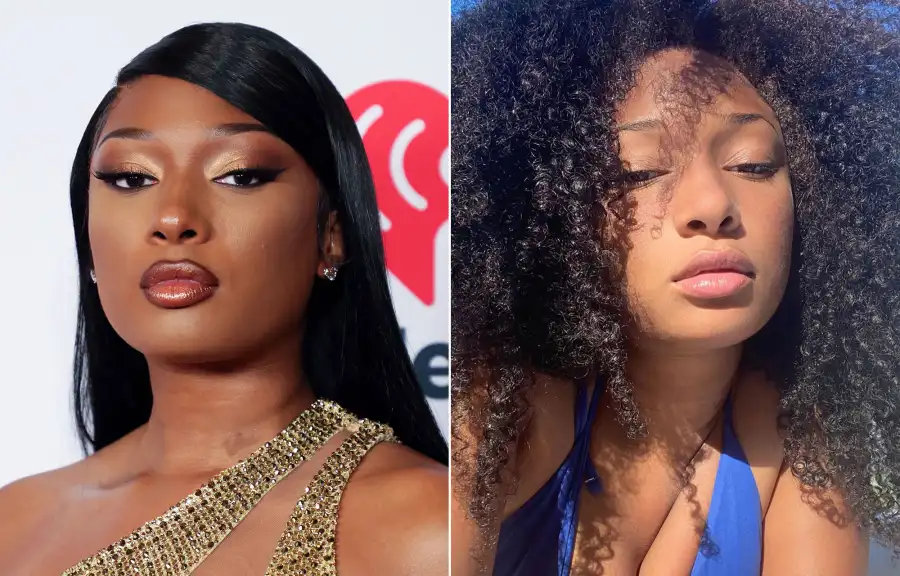 Megan Thee Stallion Embraces Natural Curls, Makeup-Free Face in Bikini Pic