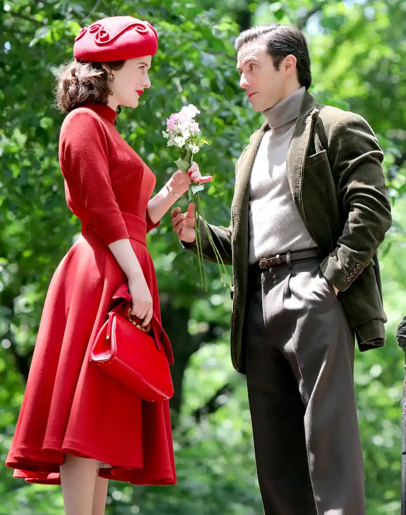 Milo Ventimiglia Joins Marvelous Mrs Maisel Photos With Rachel Brosnahan Couldnt Be Cuter