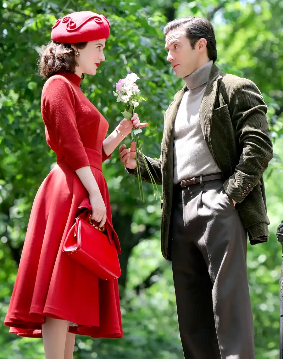 Milo Ventimiglia Joins Marvelous Mrs Maisel Photos With Rachel Brosnahan Couldnt Be Cuter