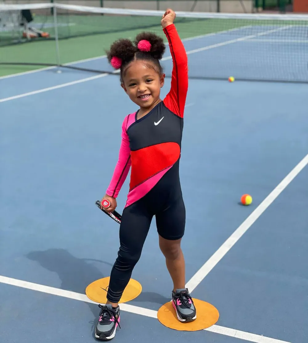 Olympia Ohanian Rocks a Mini Version of Serena Williams&rsquo; Tennis Outfit