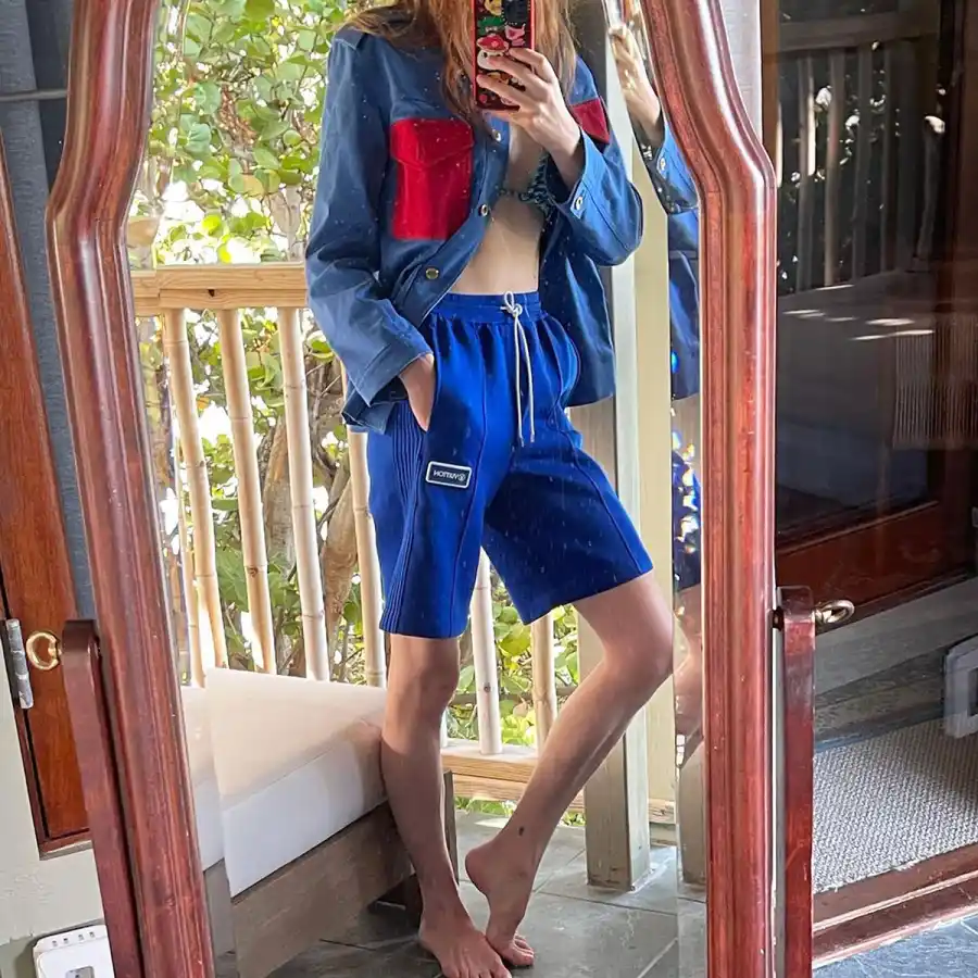 Only Sophie Turner Can Wear a Bikini With Bermuda Shorts and Look Cool