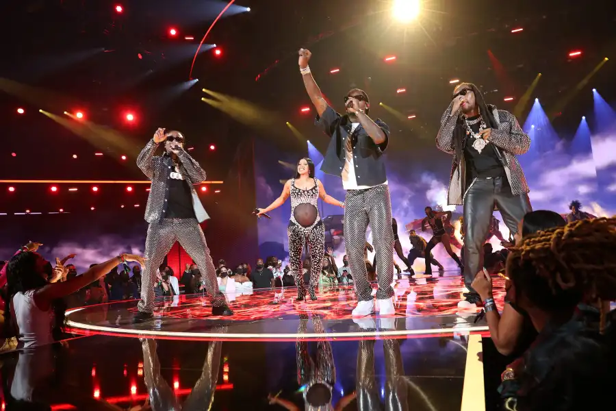 Pregnant Cardi B and Offset Perform at 2021 BET Awards