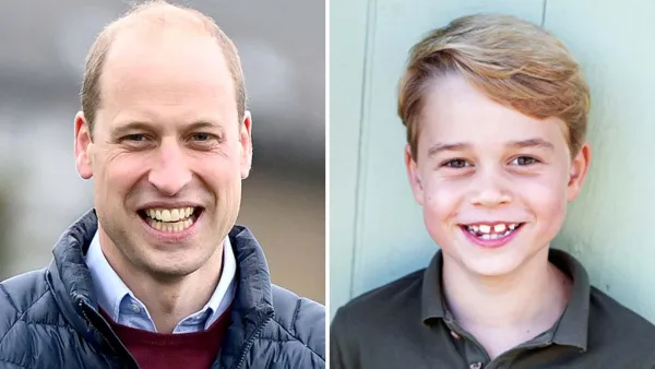 Prince William Prince George 7 Adorably Match Soccer Game Suits Ties