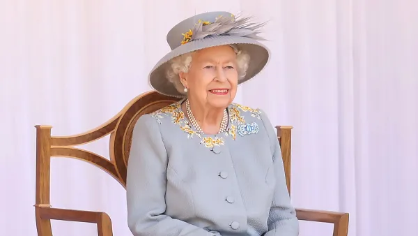 Queen Elizabeth Celebrates Trooping of the Colour Without the Royal Family: Photos