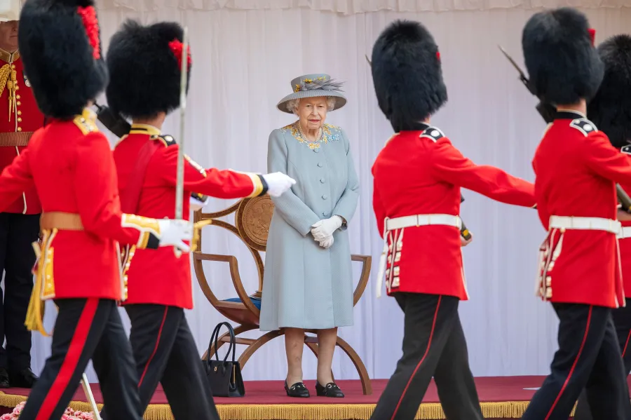 Queen Elizabeth Celebrates Trooping of the Colour Without the Royal Family: Photos