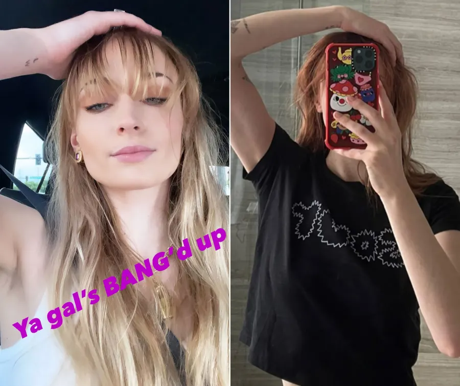 OMG! Sophie Turner Casually Dyed Her Hair Sansa Stark Red