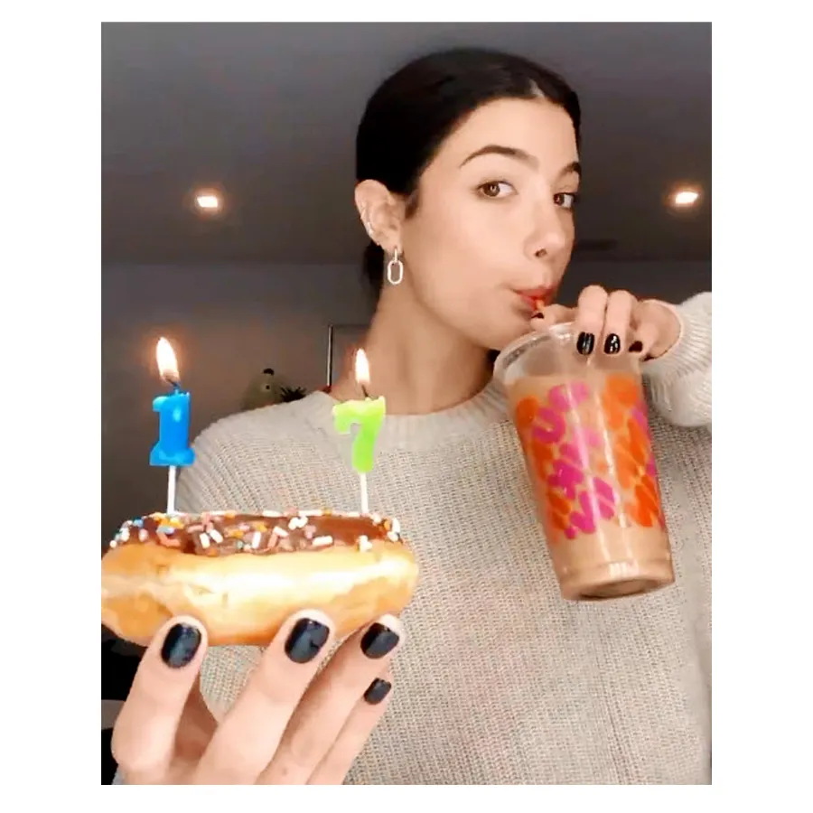 Stars Who Love Doughnuts Charli D Amelio