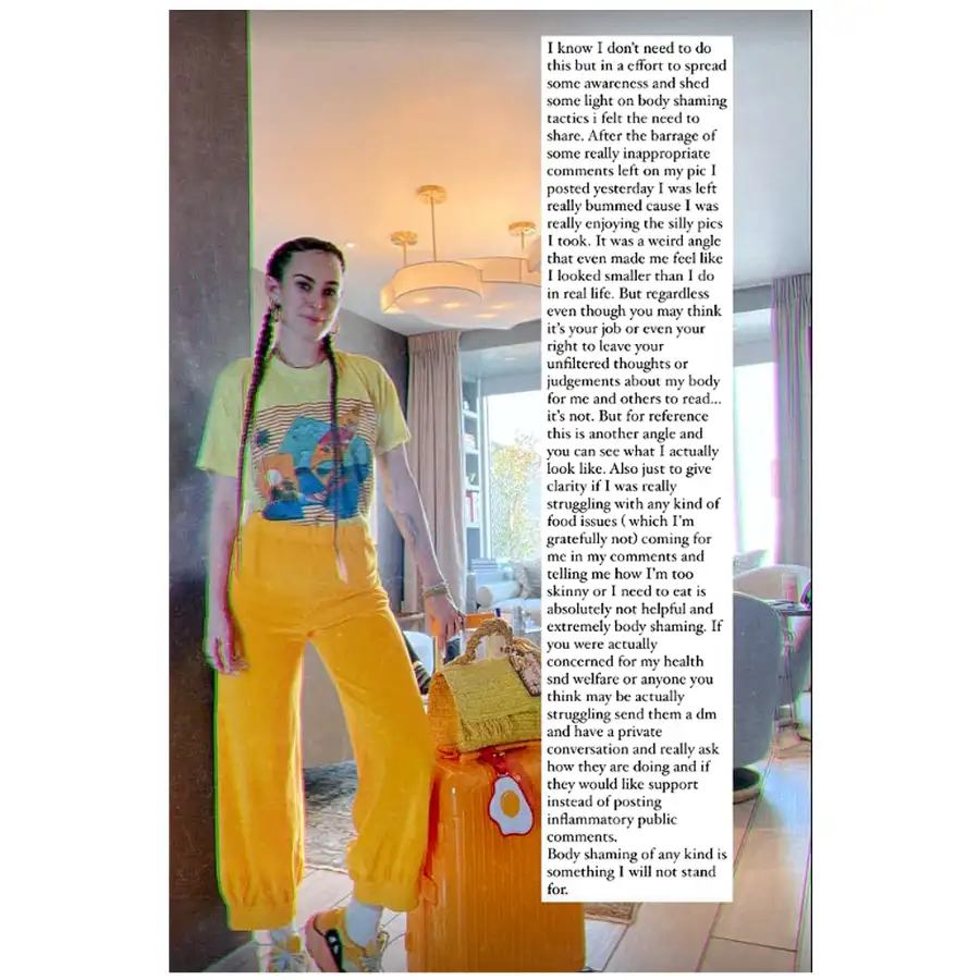 Rumer Willis Stars Who’ve Hit Back Against Body-Shamers