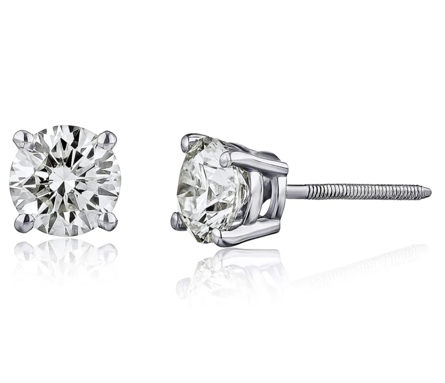 The Diamond Channel AGS Certified Natural Diamond Stud Earrings