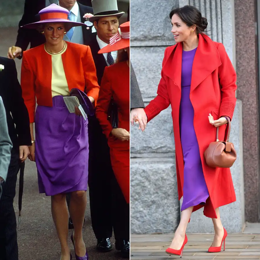 11 Times Meghan Markle Followed Princess Diana’s Fashionable Footsteps